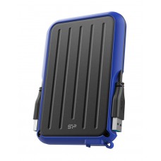 SILICON POWER εξωτερικός HDD Armor A66, 2TB, USB 3.2, μπλε