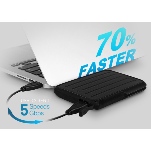 SILICON POWER εξωτερικός HDD Armor A66, 2TB, USB 3.2, μπλε SILICON POWER εξωτερικός HDD Armor A66, 2TB, USB 3.2, μπλε