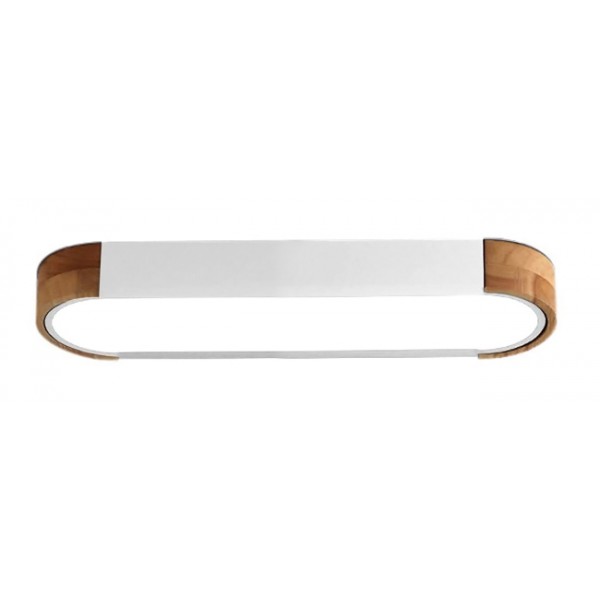 POWERTECH LED φωτιστικό οροφής HLL-0048, 12W, 4000K, 35x14cm, λευκό