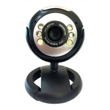 POWERTECH Web Camera PT-509 1.3MP, Plug & Play, μαύρη