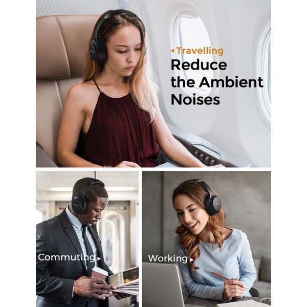 MPOW headphones H12 IPO BH427A, wireless & wired, ANC, BT 5.0, μαύρα MPOW headphones H12 IPO BH427A, wireless & wired, ANC, BT 5.0, μαύρα