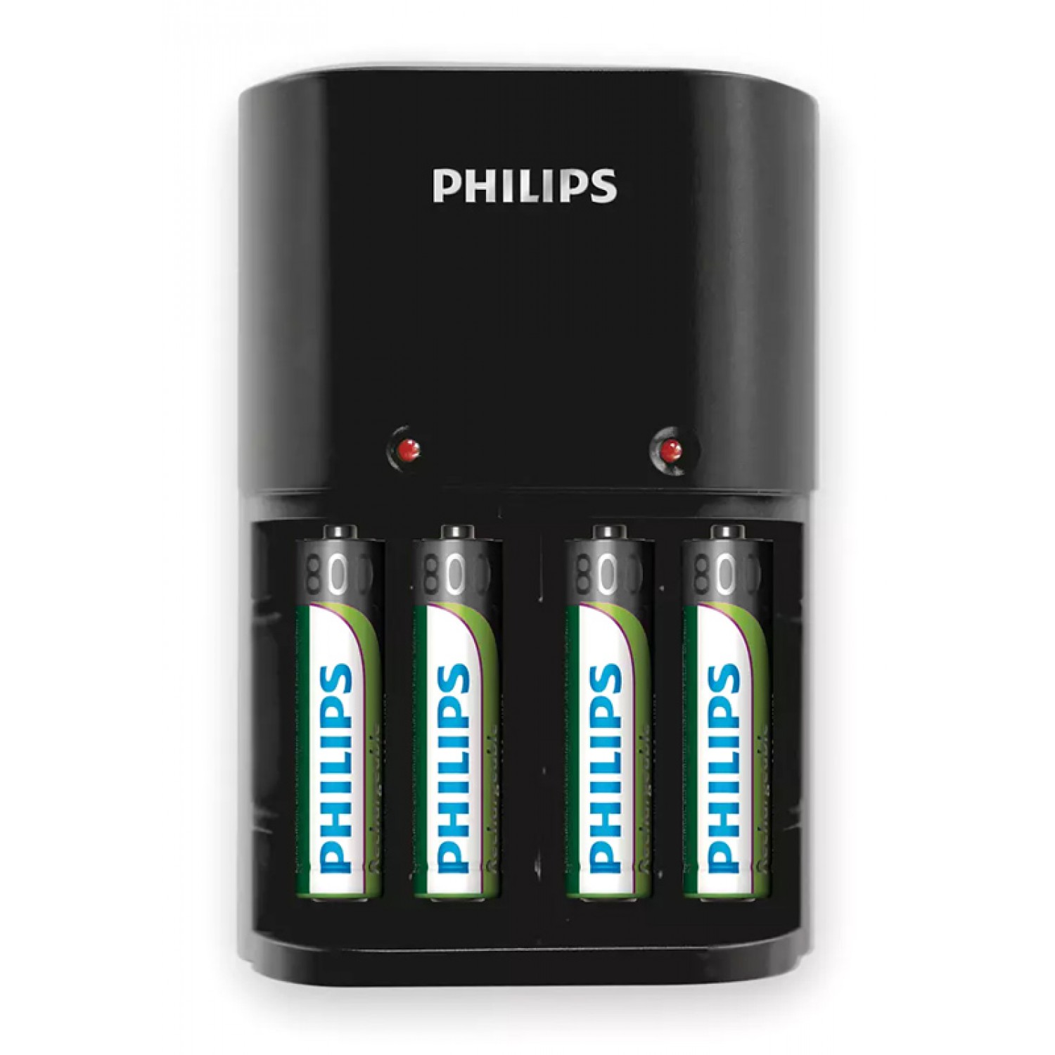 PHILIPS φορτιστής μπαταριών AA & AΑΑ NiMH SCB1450NB με 4x AAA, μαύρος PHILIPS φορτιστής μπαταριών AA & AΑΑ NiMH SCB1450NB με 4x AAA, μαύρος