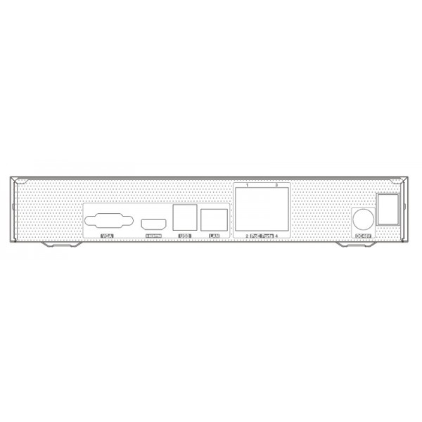 TVT NVR καταγραφικό TD-3104B1-4P, H.265, 4 κανάλια PoE TVT NVR καταγραφικό TD-3104B1-4P, H.265, 4 κανάλια PoE