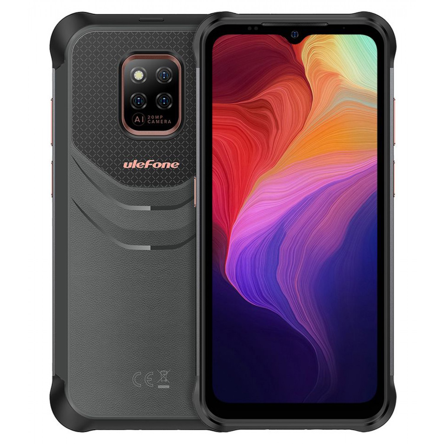 ULEFONE smartphone Power Armor 14, 6.52", 4/64GB, Android 11, μαύρο