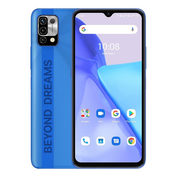 UMIDIGI smartphone Power 5, 6.53", 3/64GB, Android 11, 6150 mAh, μπλε