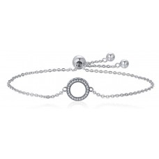 BAMOER βραχιόλι SCB030 σε σχήμα κύκλου, ασήμι 925, ασημί