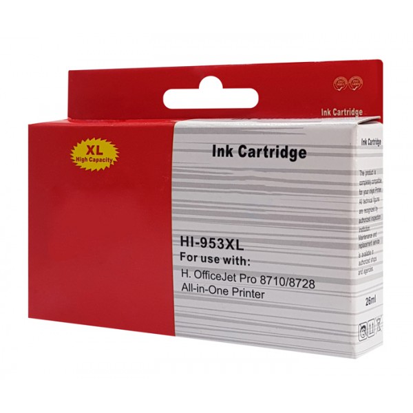 Συμβατό Inkjet για HP 953 XL, 26ml, Magenta