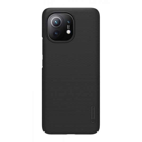 NILLKIN θήκη Super Frosted Shield για Xiaomi 11, μαύρη NILLKIN θήκη Super Frosted Shield για Xiaomi 11, μαύρη