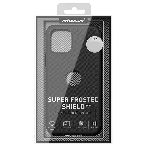 NILLKIN θήκη Super Frosted Shield Pro για Apple iPhone 12 Pro Max, μαύρη NILLKIN θήκη Super Frosted Shield Pro για Apple iPhone 12 Pro Max, μαύρη