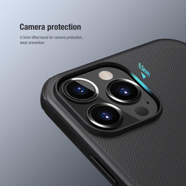 NILLKIN θήκη Super Frosted Shield Pro για Apple iPhone 13 Pro Max, μαύρη NILLKIN θήκη Super Frosted Shield Pro για Apple iPhone 13 Pro Max, μαύρη