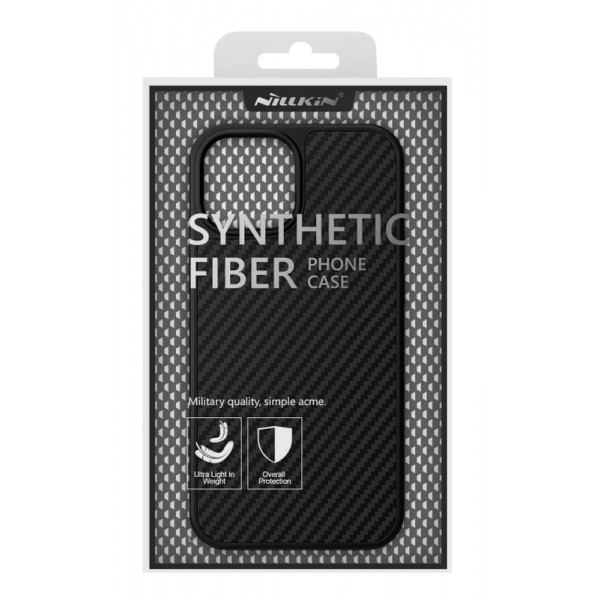 NILLKIN θήκη Synthetic Fiber για Apple iPhone 13, μαύρη NILLKIN θήκη Synthetic Fiber για Apple iPhone 13, μαύρη