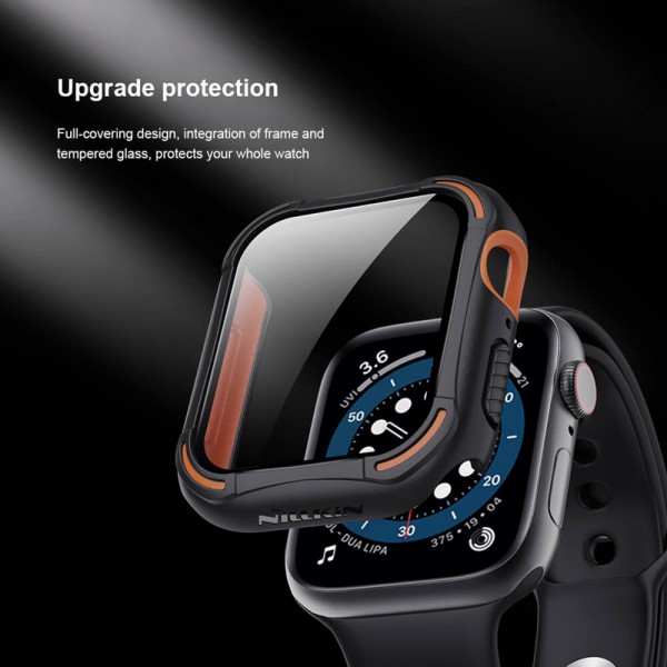 NILLKIN θήκη CrashBumper για Apple watch series 4/5/6/SE, 44mm, μαύρη NILLKIN θήκη CrashBumper για Apple watch series 4/5/6/SE, 44mm, μαύρη
