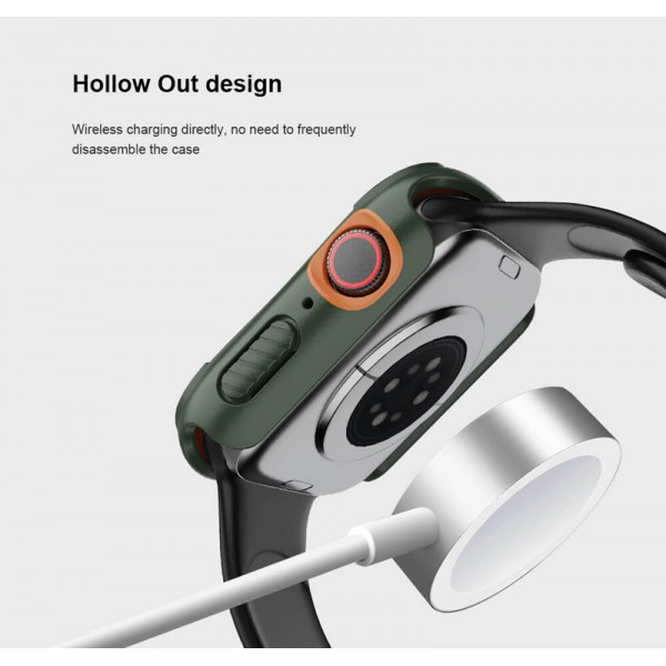 NILLKIN θήκη CrashBumper για Apple watch series 4/5/6/SE, 44mm, μαύρη NILLKIN θήκη CrashBumper για Apple watch series 4/5/6/SE, 44mm, μαύρη