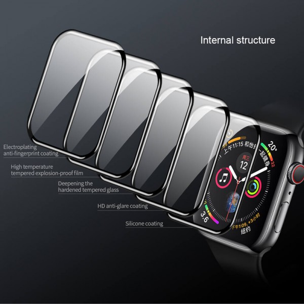 NILLKIN tempered glass 3D AW+ για Apple watch series 4/5/6/SE, 40mm NILLKIN tempered glass 3D AW+ για Apple watch series 4/5/6/SE, 40mm