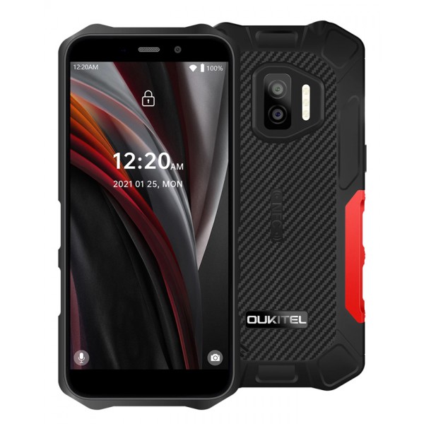 OUKITEL smartphone WP12 Pro, IP68/IP69K, 5.5" 4/64GB, Octa-core, κόκκινο