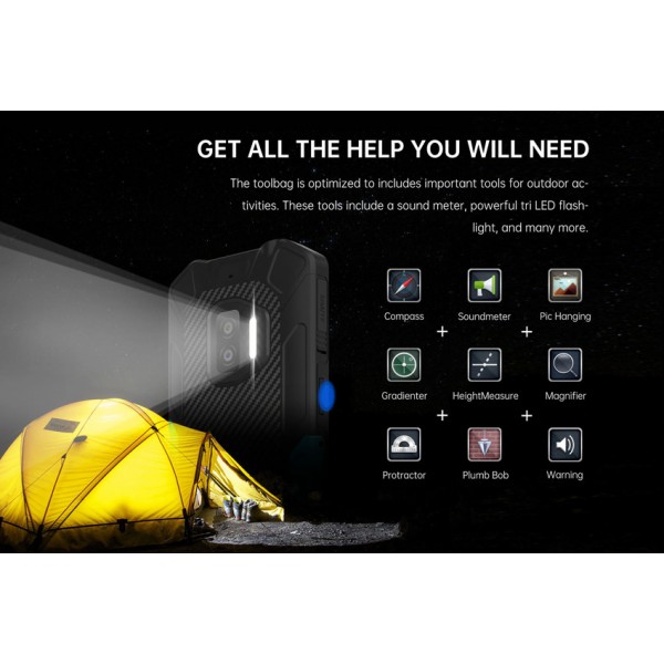 OUKITEL smartphone WP12 Pro, IP68/IP69K, 5.5" 4/64GB, Octa-core, κόκκινο