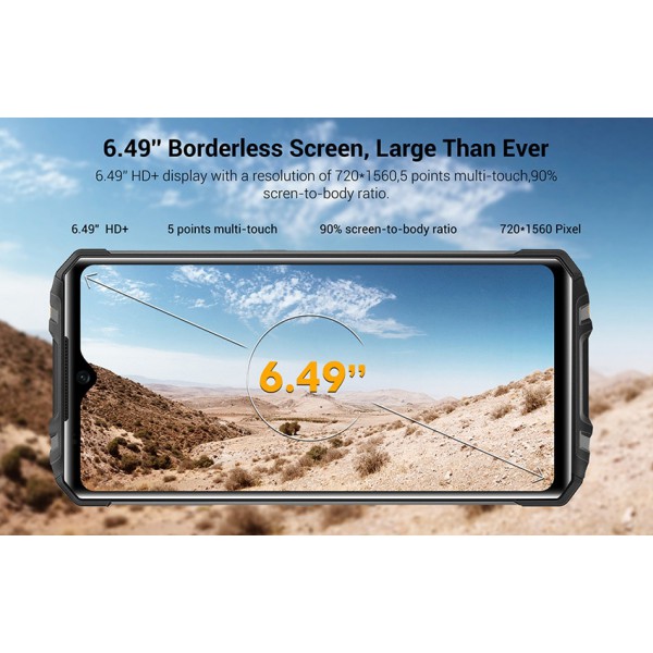 OUKITEL smartphone WP8 Pro, IP68/IP69K, 6.49" 4/64GB, Octa-core, μαύρο OUKITEL smartphone WP8 Pro, IP68/IP69K, 6.49" 4/64GB, Octa-core, μαύρο