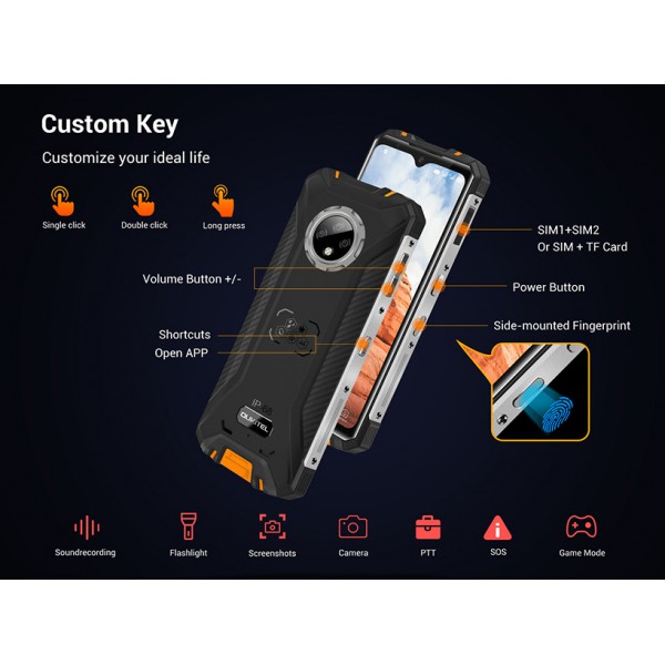 OUKITEL smartphone WP8 Pro, IP68/IP69K, 6.49" 4/64GB, Octa-core, μαύρο OUKITEL smartphone WP8 Pro, IP68/IP69K, 6.49" 4/64GB, Octa-core, μαύρο