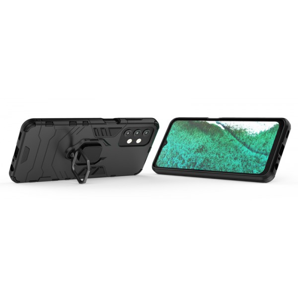 POWERTECH Θήκη Ring Armor MOB-1701 για Samsung A32 5G, μαύρη POWERTECH Θήκη Ring Armor MOB-1701 για Samsung A32 5G, μαύρη