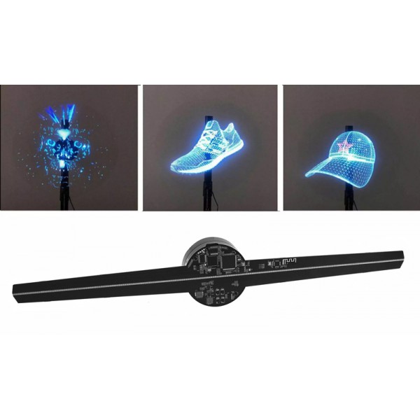 Διαφημιστική πινακίδα προβολής ολογράμματος Z2, LED, WiFi, 42cm Διαφημιστική πινακίδα προβολής ολογράμματος Z2, LED, WiFi, 42cm