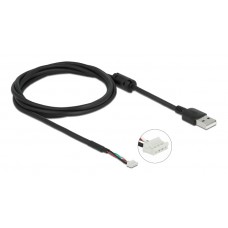 DELOCK καλώδιο USB 2.0 σε 4-pin camera plug V6 96001, 1.5m, μαύρο