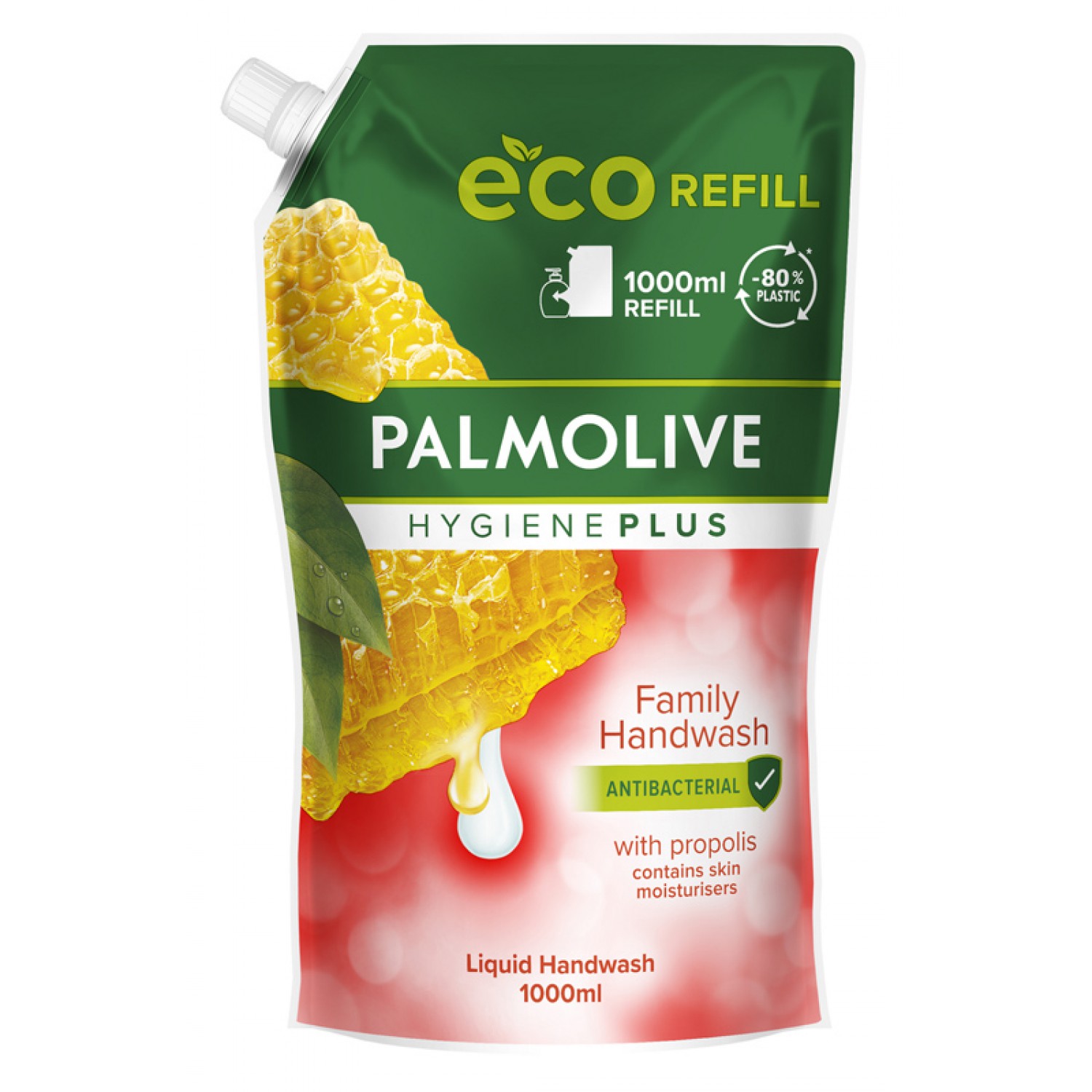 PALMOLIVE υγρό κρεμοσάπουνο Hygiene Plus, με εκχύλισμα πρόπολης, 1000ml PALMOLIVE υγρό κρεμοσάπουνο Hygiene Plus, με εκχύλισμα πρόπολης, 1000ml