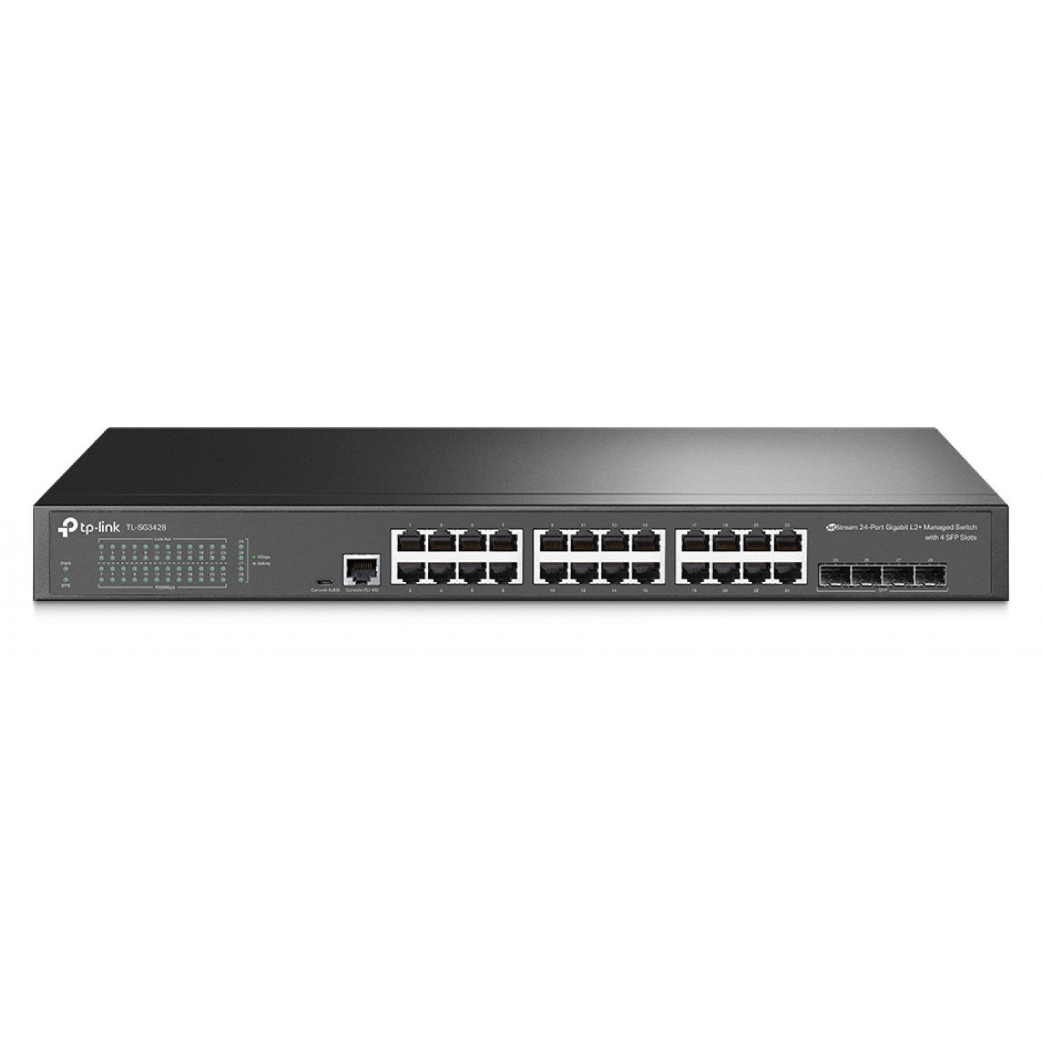 TP-LINK L2+ managed switch TL-SG3428, 24-Port Gigabit, 4x SFP, Ver. 2.0 TP-LINK L2+ managed switch TL-SG3428, 24-Port Gigabit, 4x SFP, Ver. 2.0