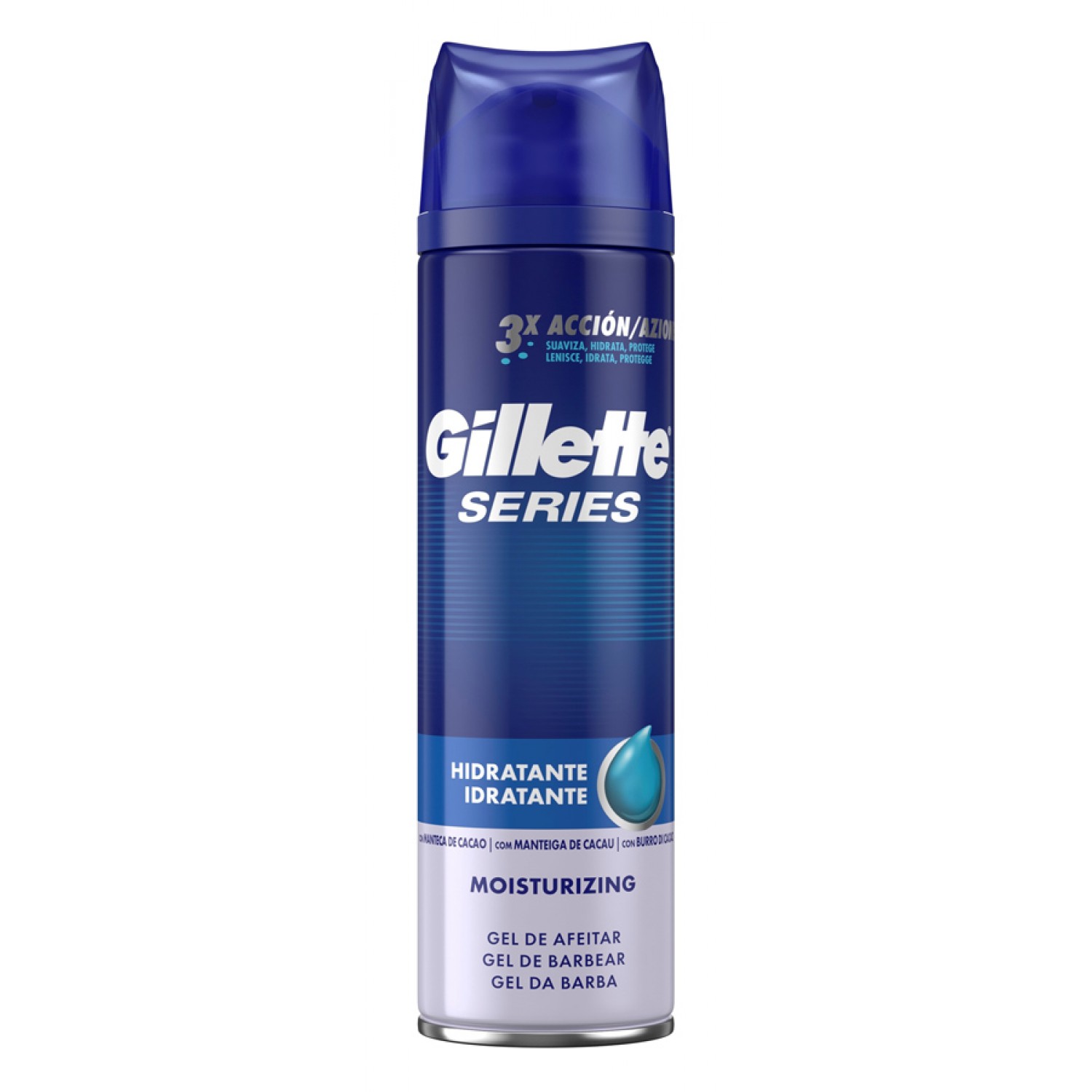 GILLETTE Series gel ξυρίσματος Moisturizing, με βούτυρο κακάο, 200ml GILLETTE Series gel ξυρίσματος Moisturizing, με βούτυρο κακάο, 200ml