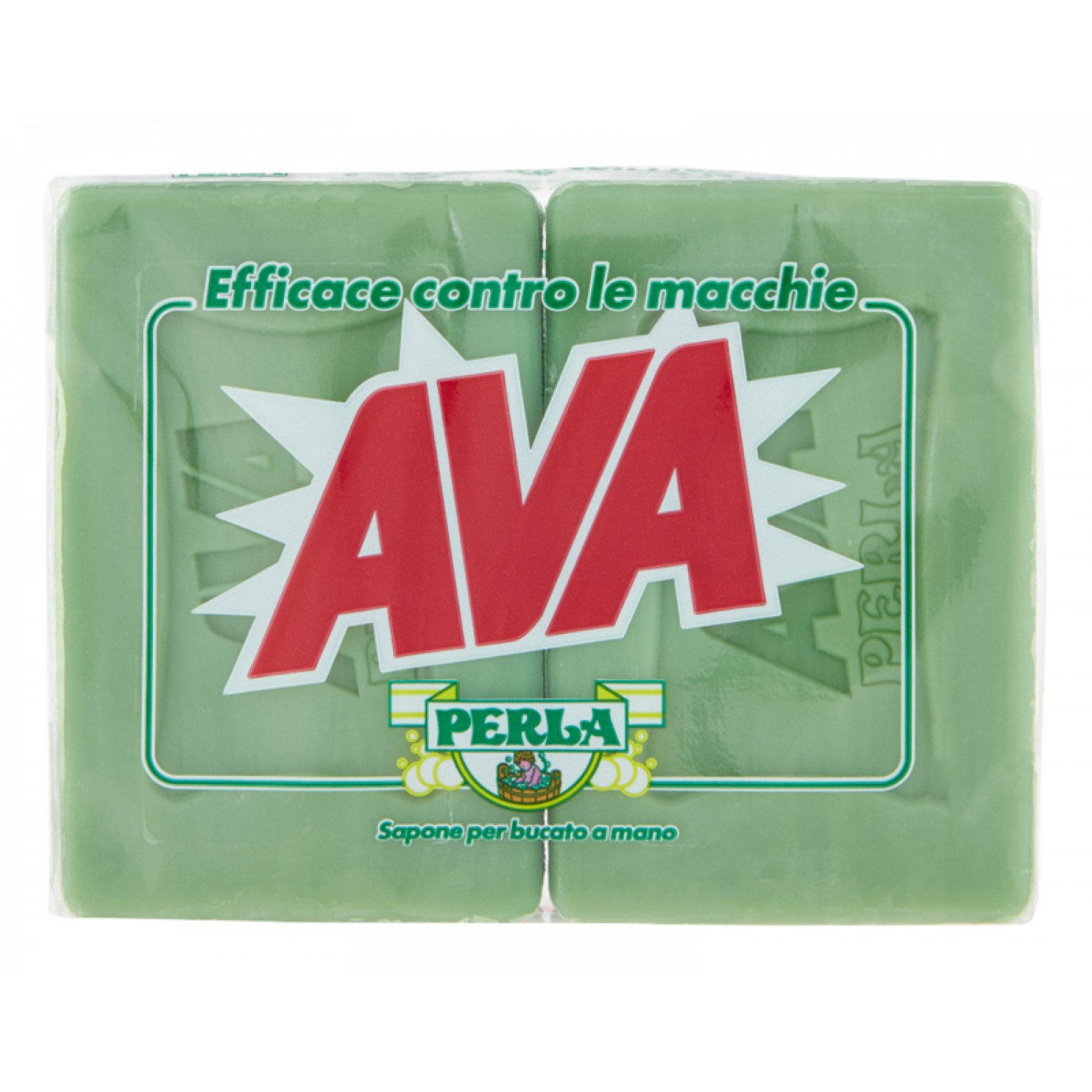 AVA πράσινο σαπούνι Perla, για πλύσιμο ρούχων στο χέρι, 2x 250g