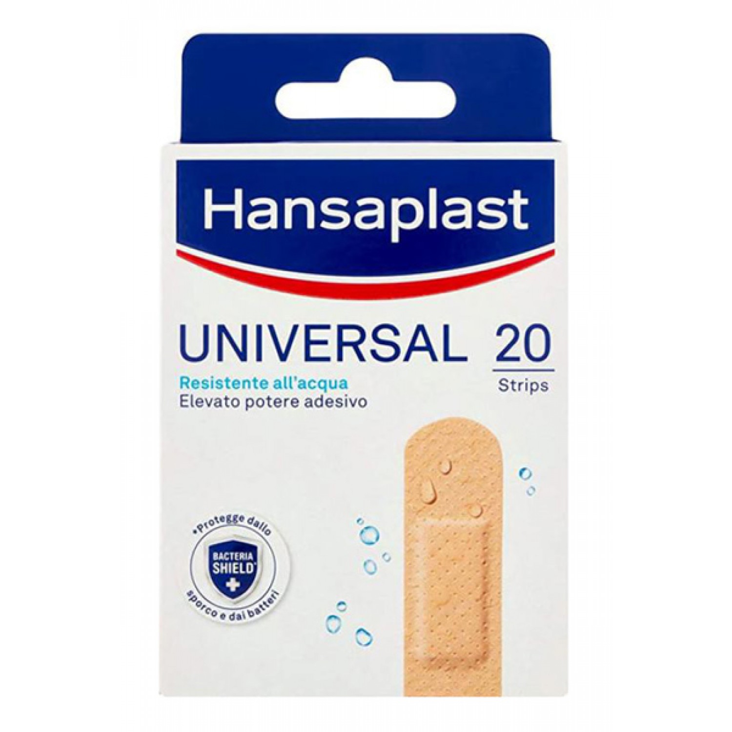 HANSAPLAST αυτοκόλλητα επιθέματα Universal, αδιάβροχα, 19 x 72mm, 20τμχ HANSAPLAST αυτοκόλλητα επιθέματα Universal, αδιάβροχα, 19 x 72mm, 20τμχ