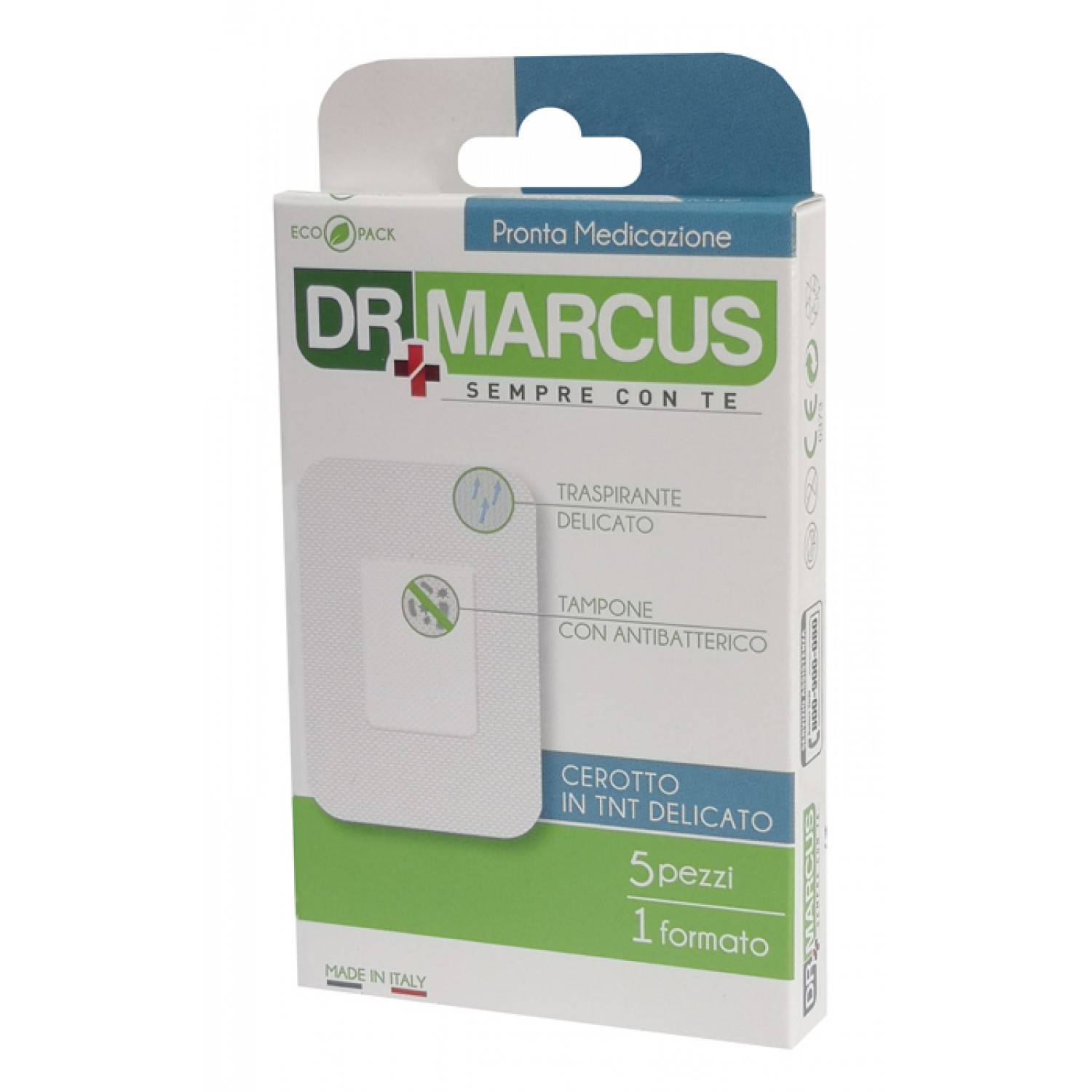DR.MARCUS αυτοκόλλητα επιθέματα TNT Delicato, 5 x 7cm, 5τμχ