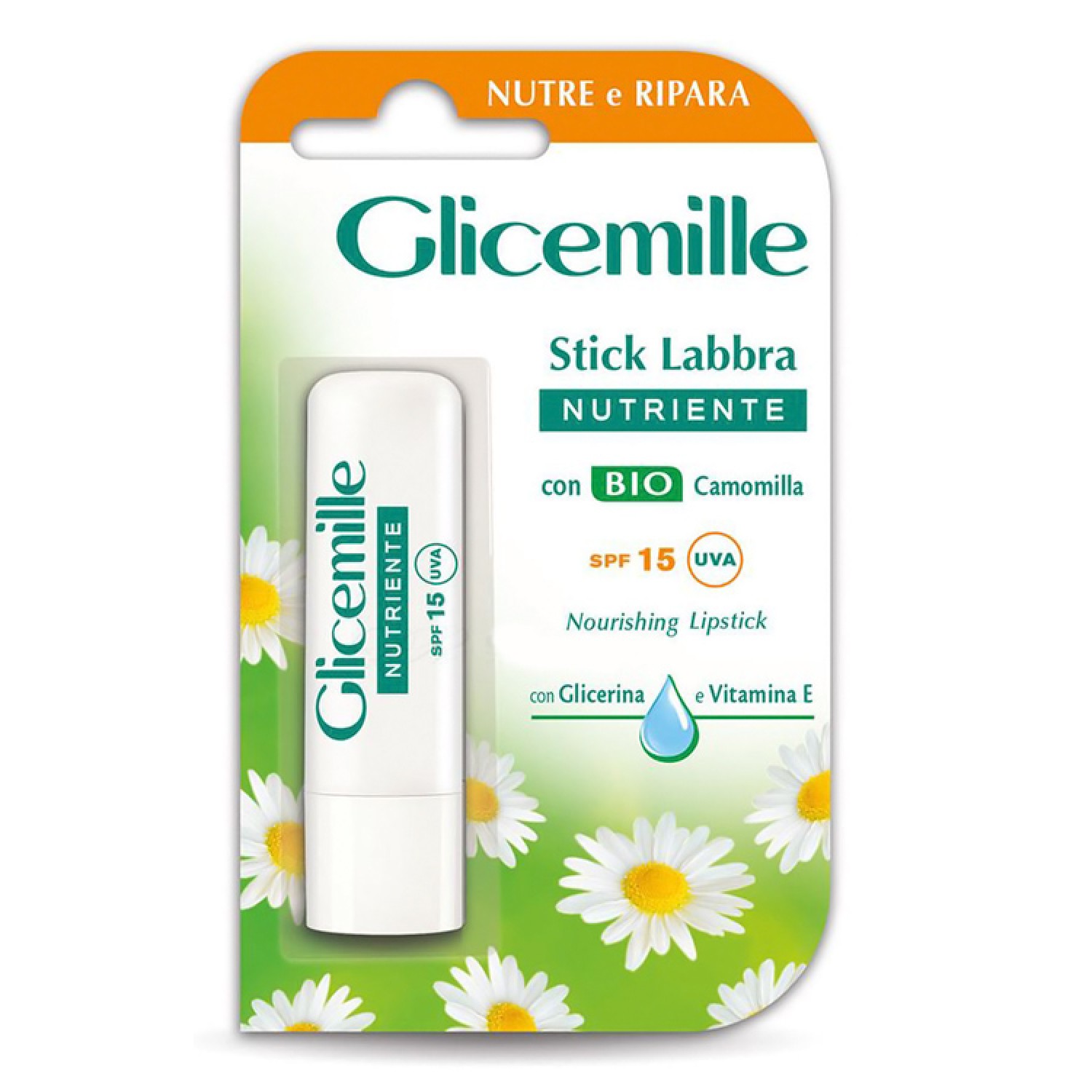 GLICEMILLE stick χειλιών Nourishing, SPF 15, 5.5ml GLICEMILLE stick χειλιών Nourishing, SPF 15, 5.5ml