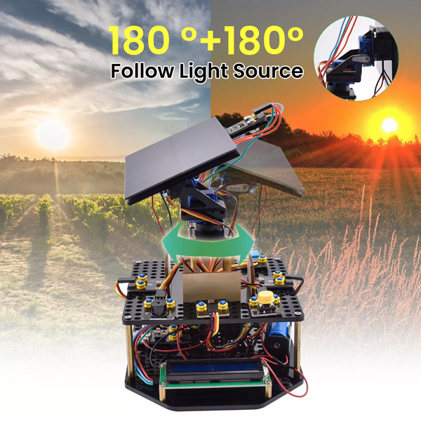 KEYESTUDIO solar tracking kit KS0530, για Arduino KEYESTUDIO solar tracking kit KS0530, για Arduino