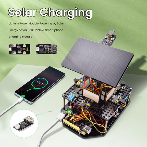KEYESTUDIO solar tracking kit KS0530, για Arduino KEYESTUDIO solar tracking kit KS0530, για Arduino