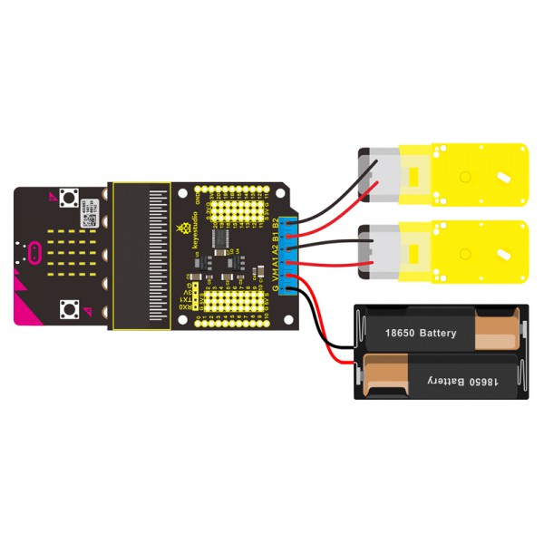 KEYESTUDIO motor drive breakout board KS0308 για Micro:bit KEYESTUDIO motor drive breakout board KS0308 για Micro:bit
