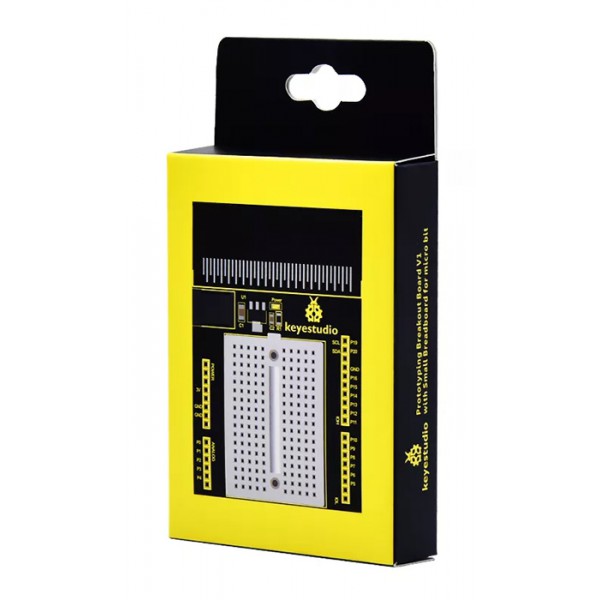 KEYESTUDIO Micro:bit prototyping shield V1 KS0292, με small breadboard KEYESTUDIO Micro:bit prototyping shield V1 KS0292, με small breadboard