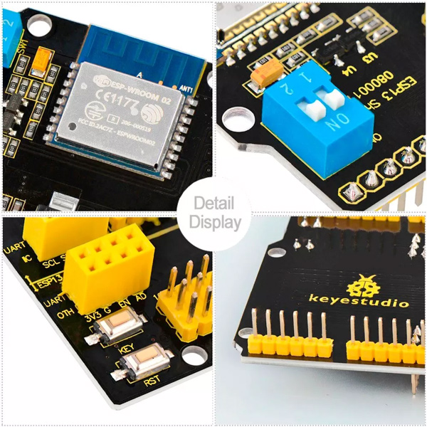 KEYESTUDIO ESP13 shield serial port module KS0366 για Arduino KEYESTUDIO ESP13 shield serial port module KS0366 για Arduino