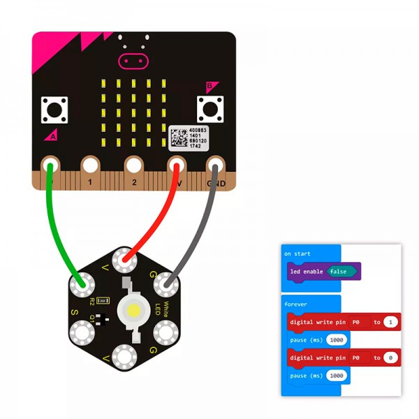 KEYESTUDIO 1W LED module KS0417 για Micro:bit