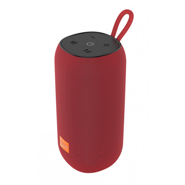 YISON φορητό ηχείο WS-11, 4.8W, FM, Bluetooth 5.0, 1200mAh, κόκκινο YISON φορητό ηχείο WS-11, 4.8W, FM, Bluetooth 5.0, 1200mAh, κόκκινο
