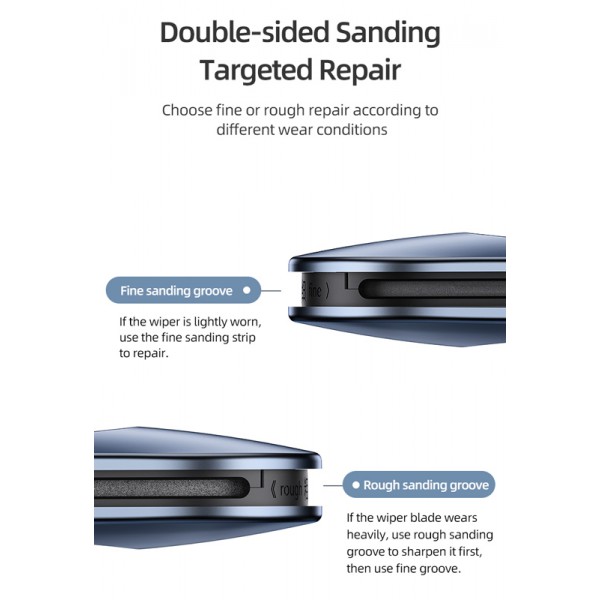 USAMS επισκευαστής μάκτρων υαλοκαθαριστήρων αυτοκινήτου US-ZB246, γκρι USAMS επισκευαστής μάκτρων υαλοκαθαριστήρων αυτοκινήτου US-ZB246, γκρι