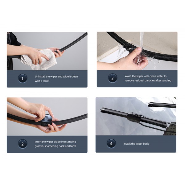 USAMS επισκευαστής μάκτρων υαλοκαθαριστήρων αυτοκινήτου US-ZB246, γκρι USAMS επισκευαστής μάκτρων υαλοκαθαριστήρων αυτοκινήτου US-ZB246, γκρι