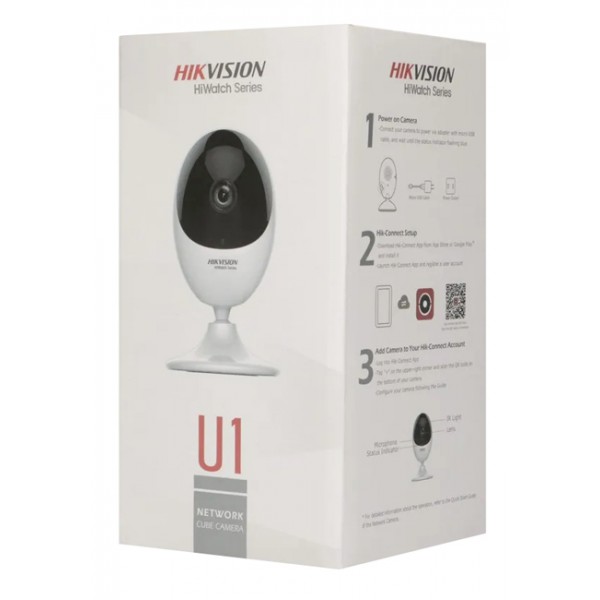 HIKVISION HIWATCH smart camera U1, Wi-Fi, IR, 2MP Full HD, 2.0 mm HIKVISION HIWATCH smart camera U1, Wi-Fi, IR, 2MP Full HD, 2.0 mm