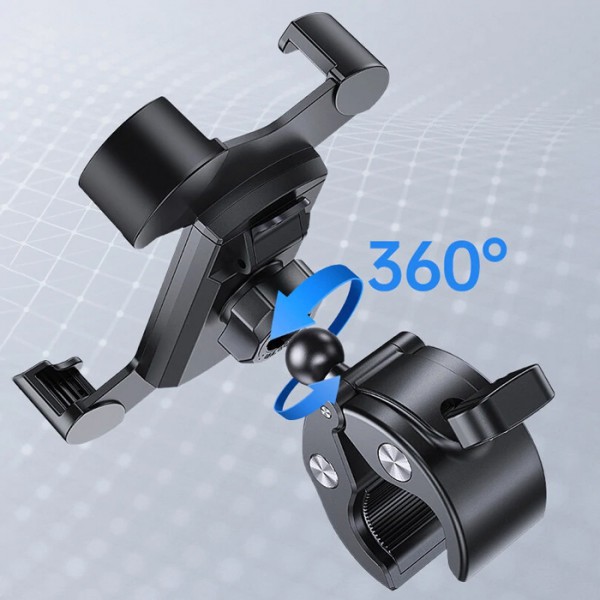 USAMS βάση ποδηλάτου για smartphone US-ZJ064, 4.5-7", μαύρη USAMS βάση ποδηλάτου για smartphone US-ZJ064, 4.5-7", μαύρη