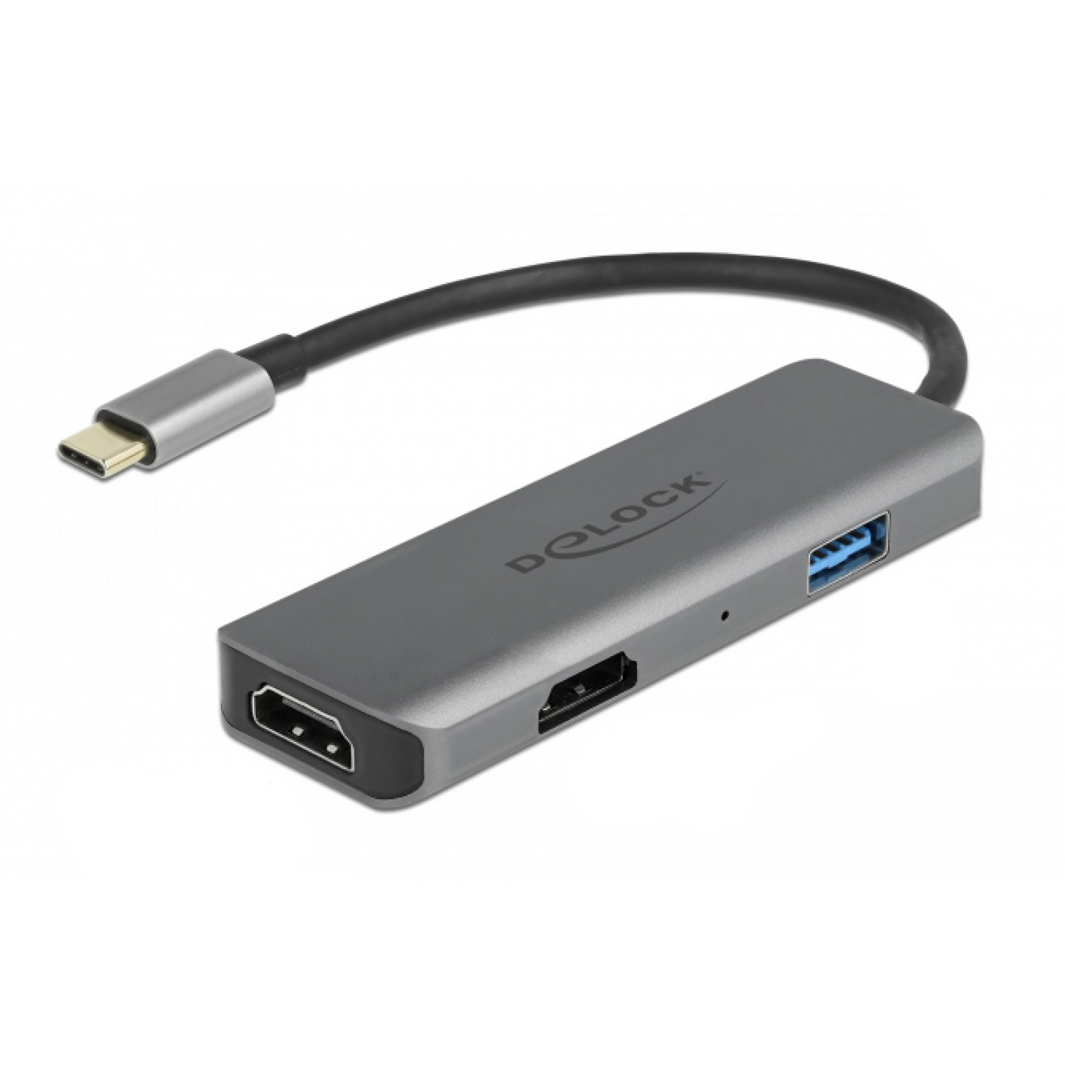 DELOCK docking station 87780, 3 θυρών, USB-C σύνδεση, 4K, MST, γκρι DELOCK docking station 87780, 3 θυρών, USB-C σύνδεση, 4K, MST, γκρι