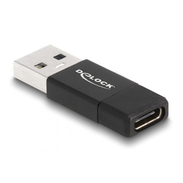 DELOCK αντάπτορας USB 3.2 Gen 2 σε USB-C 60001, 10Gbps, μαύρος DELOCK αντάπτορας USB 3.2 Gen 2 σε USB-C 60001, 10Gbps, μαύρος