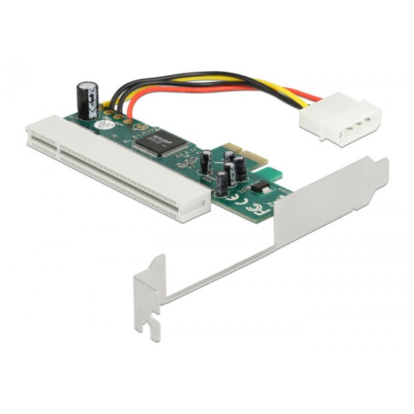 DELOCK κάρτα επέκτασης PCI Express σε PCI 32 Bit 5V 90062, Asmedia chip DELOCK κάρτα επέκτασης PCI Express σε PCI 32 Bit 5V 90062, Asmedia chip