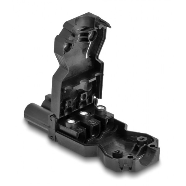 DELOCK σύνδεσμος εγκατάστασης 3-pole 64147, GST 18/3 set, μαύρος DELOCK σύνδεσμος εγκατάστασης 3-pole 64147, GST 18/3 set, μαύρος