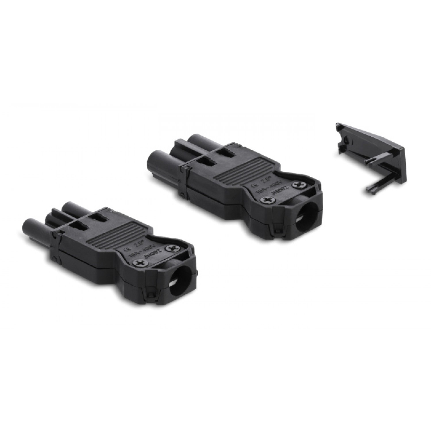 DELOCK σύνδεσμος εγκατάστασης 3-pole 64147, GST 18/3 set, μαύρος DELOCK σύνδεσμος εγκατάστασης 3-pole 64147, GST 18/3 set, μαύρος