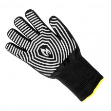 TEESA γάντι μπάρμπεκιου TSA0099 με θερμική μόνωση, μαύρο-γκρι