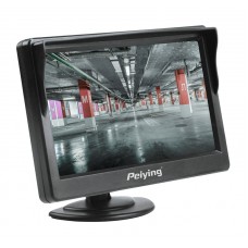PEIYING οθόνη αυτοκινήτου PY0109 για κάμερες, 5" TFT έγχρωμη, μαύρη